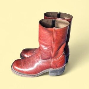 Frye Brown Leather Interior